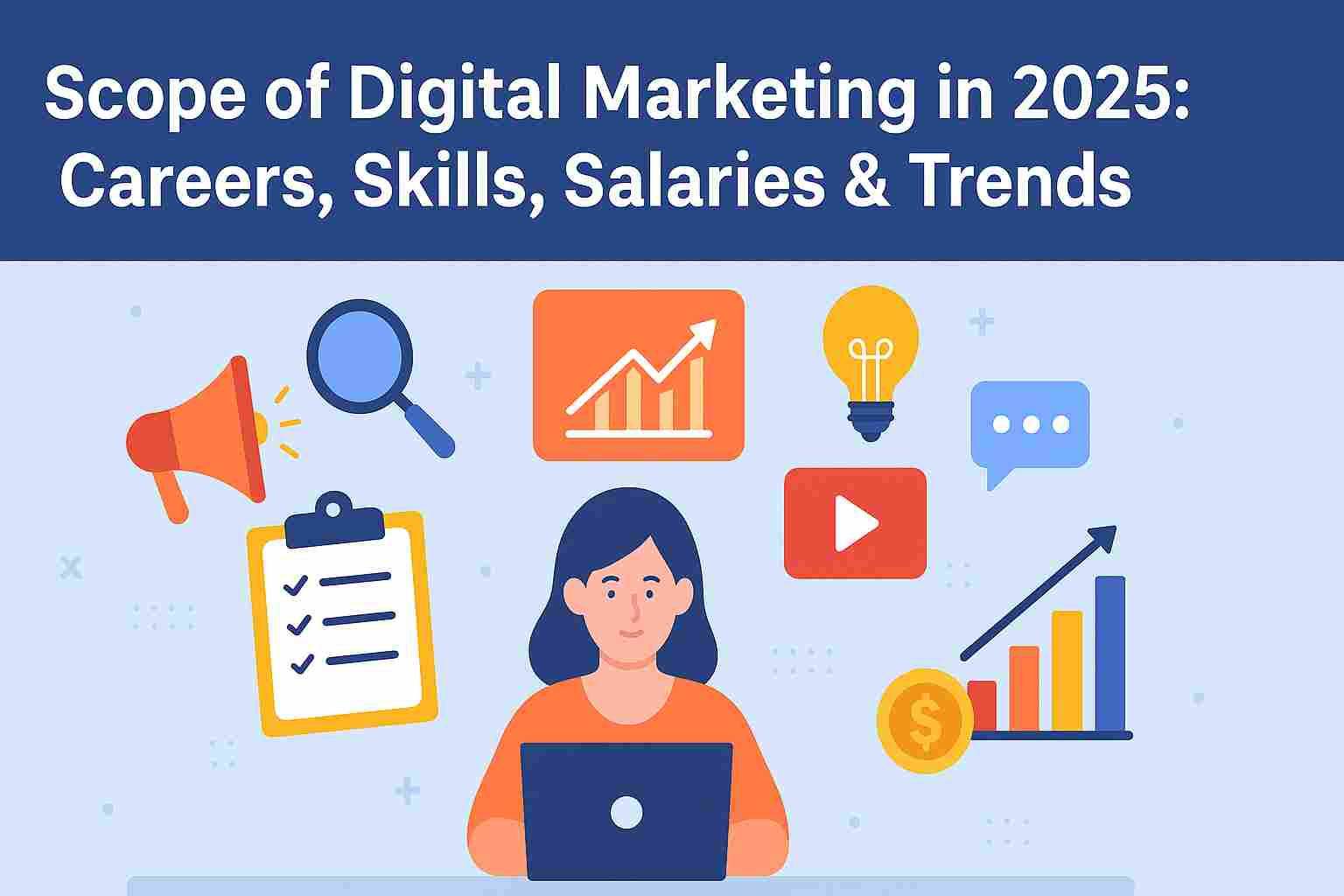 Scope of Digital Marketing careers, skills, and trends in 2025
