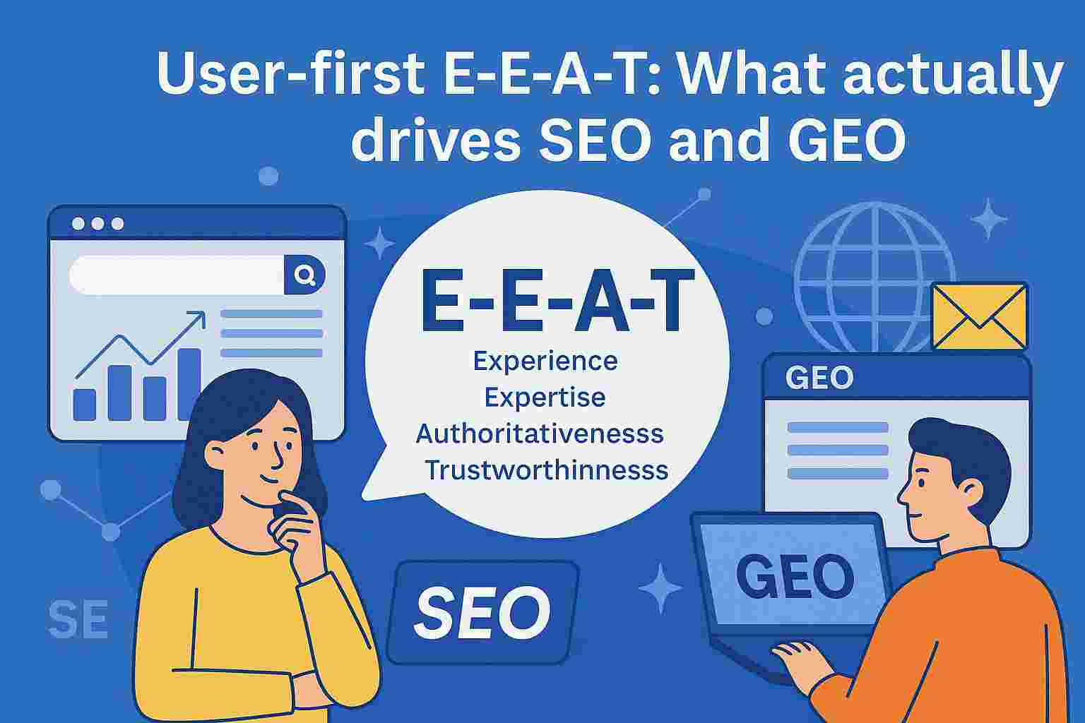 User‑first E‑E‑A‑T strategy for improving SEO and GEO rankings in 2025