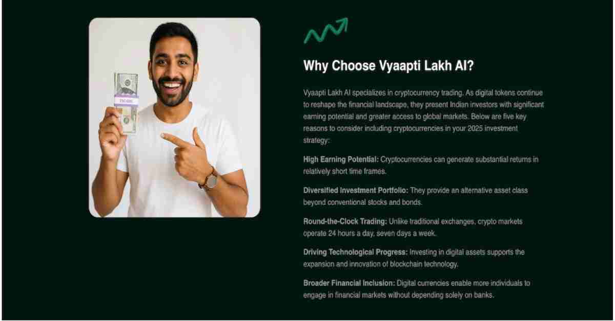 Review of Vyaapti Lakh AI trading bot focused on security and safe investments
