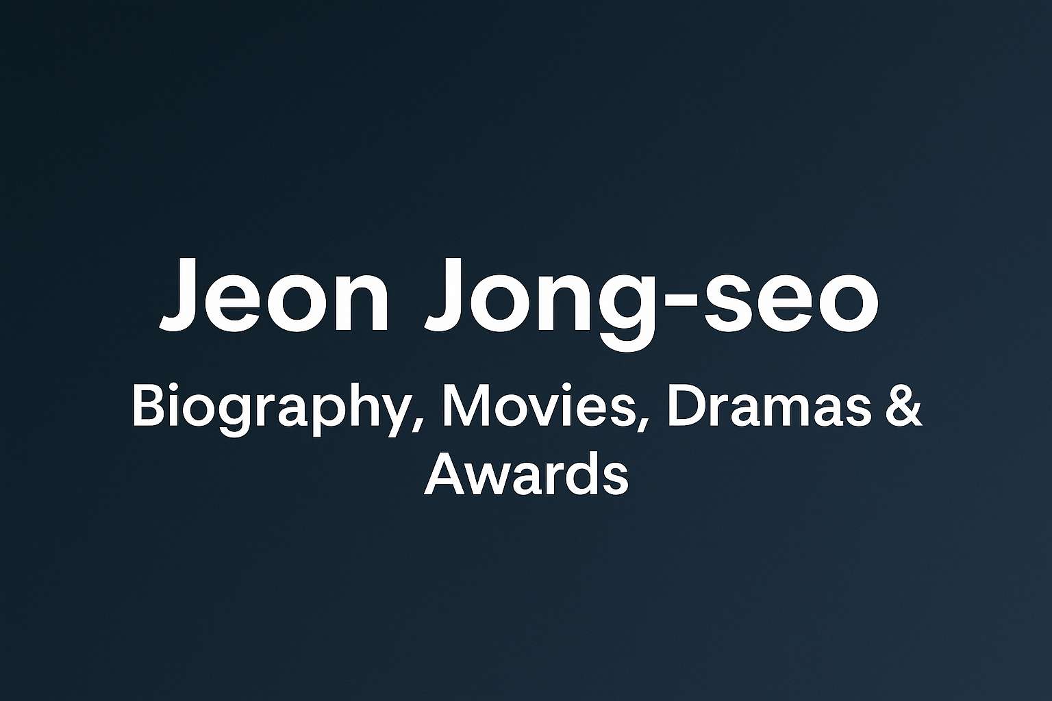 Jeon Jong-seo biography, movies, dramas, awards, and upcoming projects in 2025