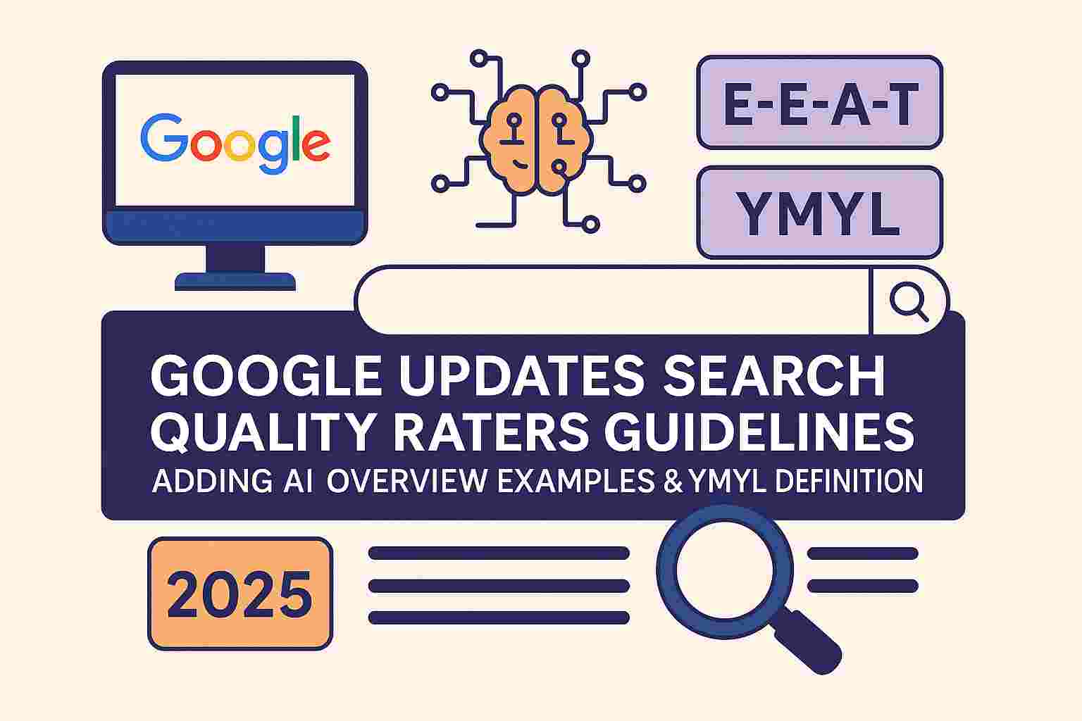Google Updates Search Quality Raters Guidelines Adding AI Overview Examples & YMYL Definitions