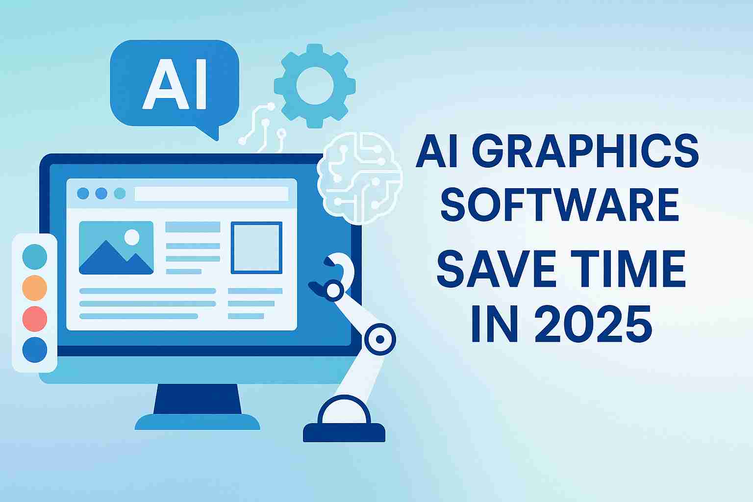 AI graphics software tools like Canva, Adobe Express, RelayThat, and Fotor helping creators design content faster in 2025