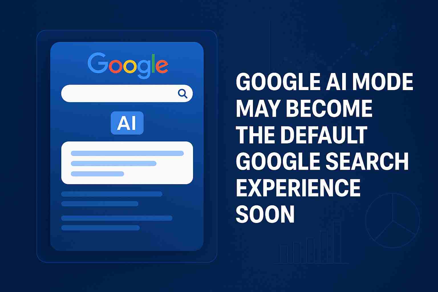 Illustration of Google AI Mode integrated into search results with AI summaries.