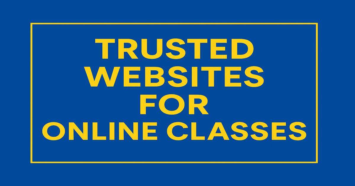 A student comparing trusted online class websites on a laptop to find secure and professional educational services.