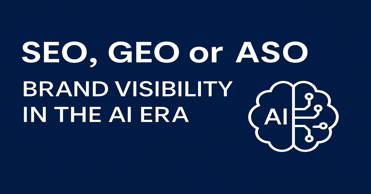 Brands are entering a new search era where SEO GEO and ASO work together to boost visibility in AI driven results. Learn how AI is changing discovery and what strategies help you stay visible across search engines apps and generative platforms.