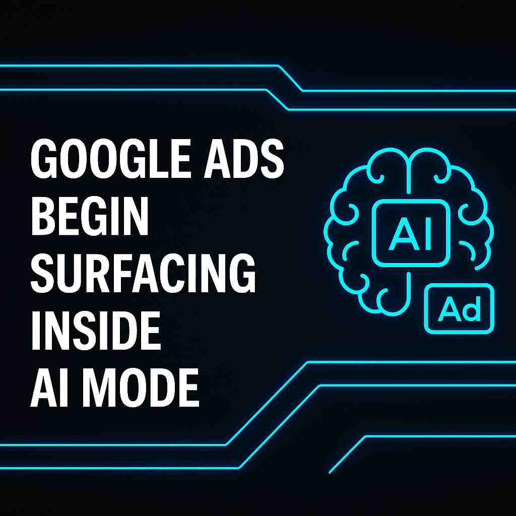 Google Ads are now appearing inside AI Mode as Google expands tests. Learn how this shift impacts advertisers, search visibility, CPC trends, and AI powered ad strategies. A simple guide for marketers adapting to the future of AI driven search.