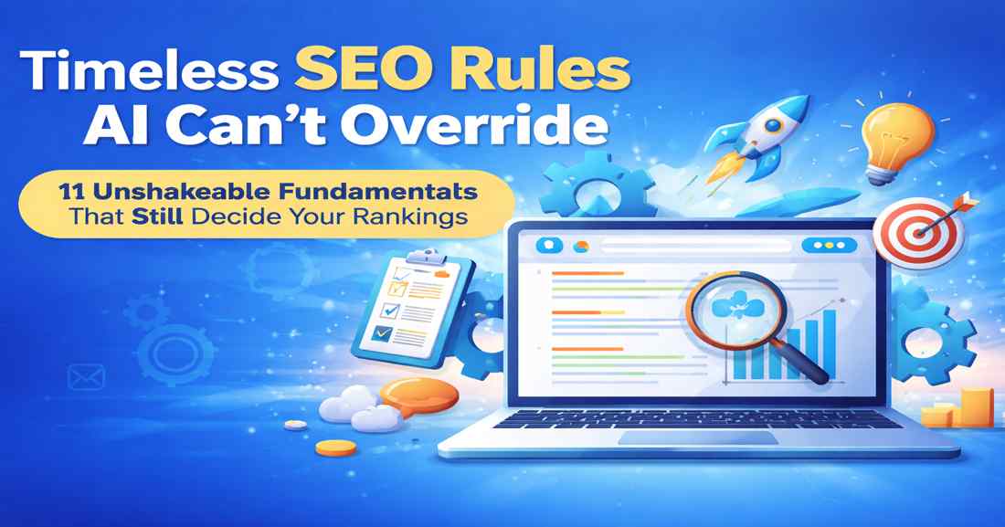 Timeless SEO Rules AI Can’t Override: 11 Unshakeable Fundamentals That Still Decide Your Rankings