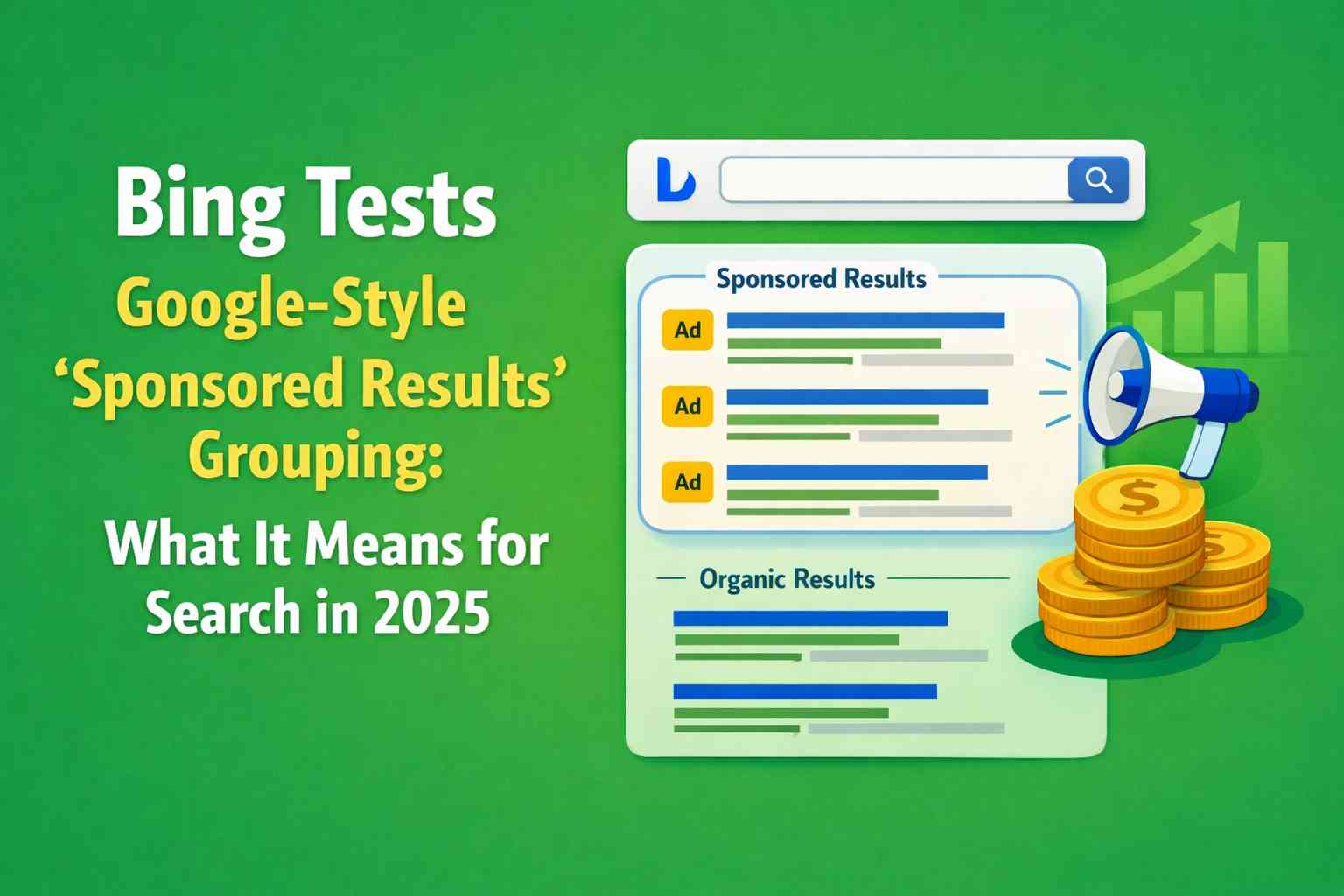 Bing Tests Google-Style “Sponsored Results” Grouping: What It Means for Search in 2025