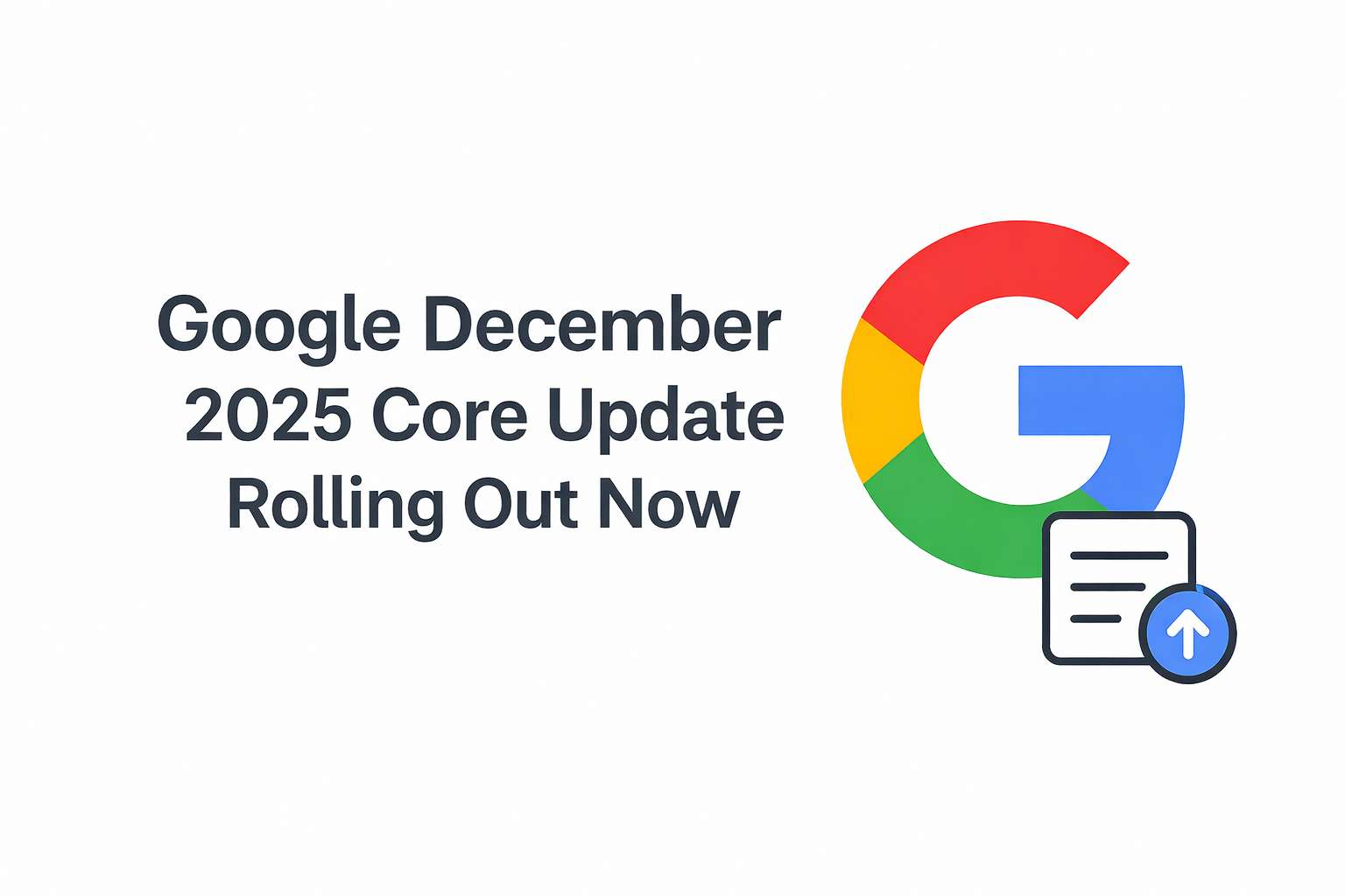 Google’s December 2025 Core Update is rolling out now. Learn what’s changing, how rankings may shift, and what site owners should do to stay ahead today.