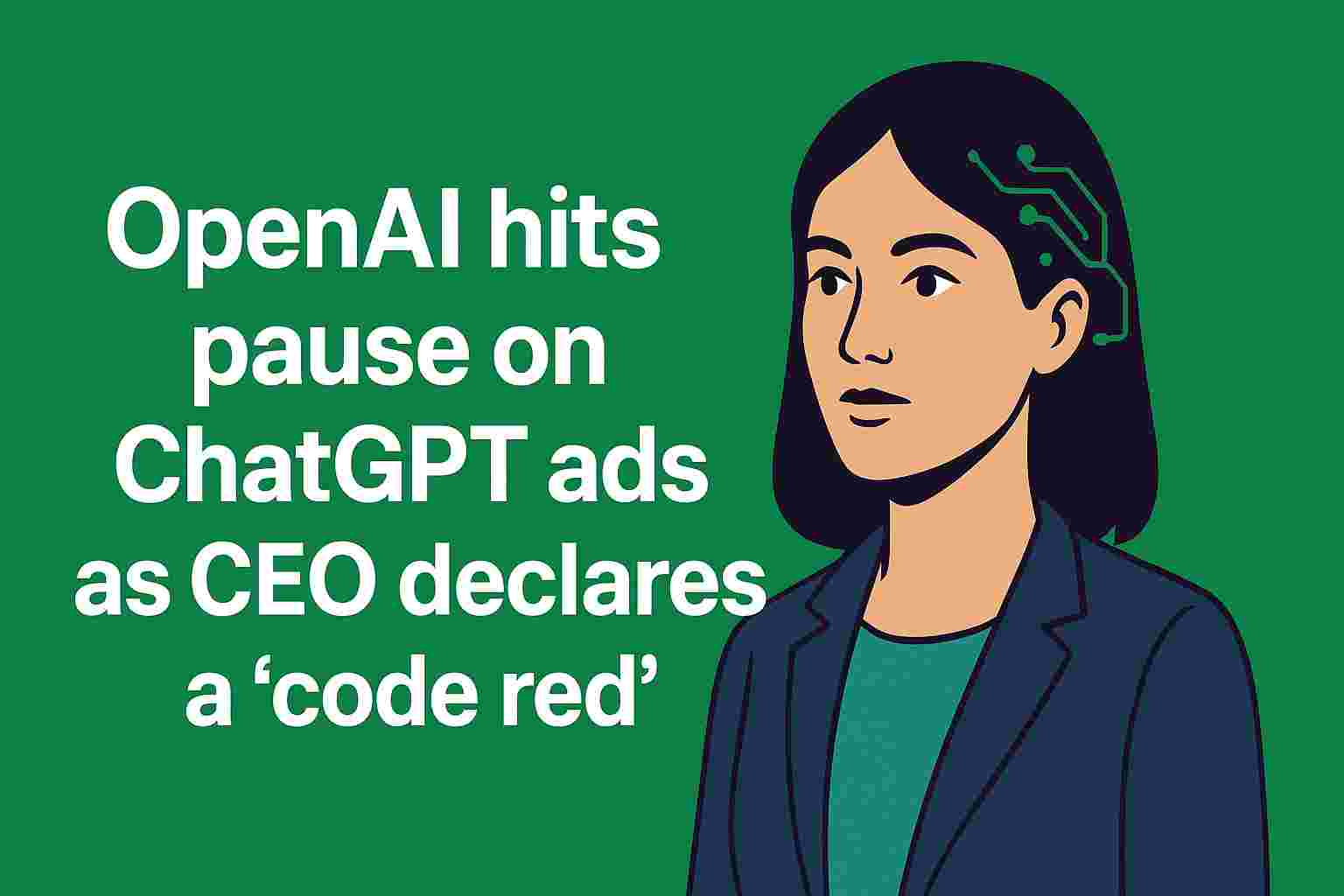 OpenAI has paused all ChatGPT ads as the CEO declares a ‘code red’ situation, signaling major internal concerns and a shift in strategy.