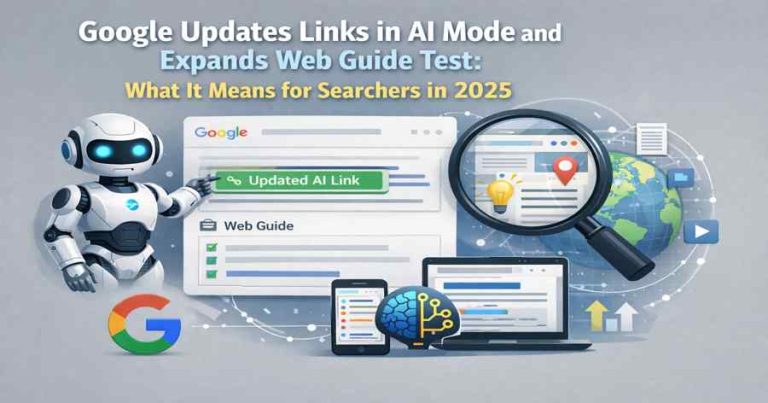 Google Updates Links in AI Mode & Expands Web Guide in 2025