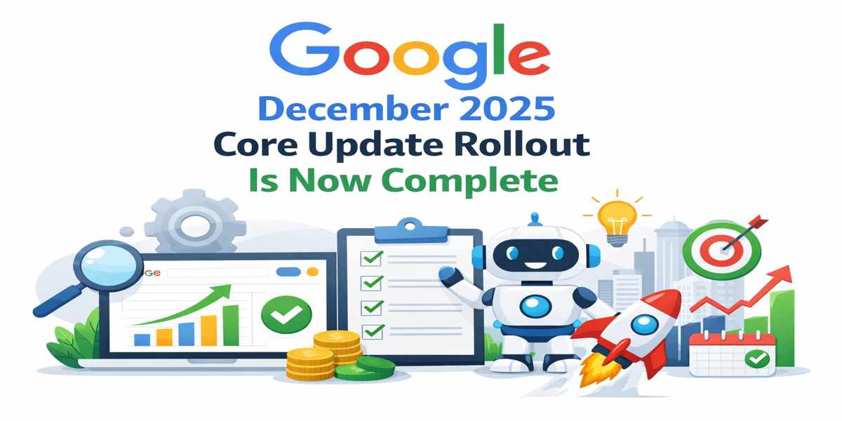 The Google December 2025 Core Update rollout is complete. Learn what it means for rankings, traffic, and your website performance—plus how to prepare and respond