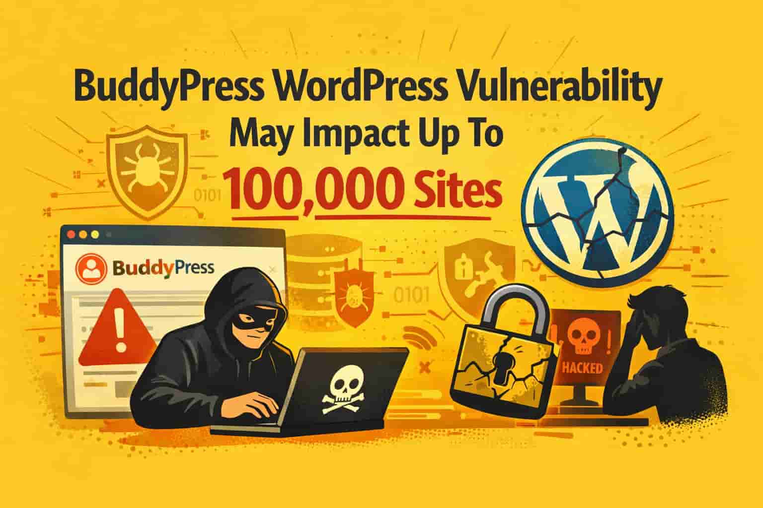 BuddyPress WordPress vulnerability warning affecting 100,000 sites
