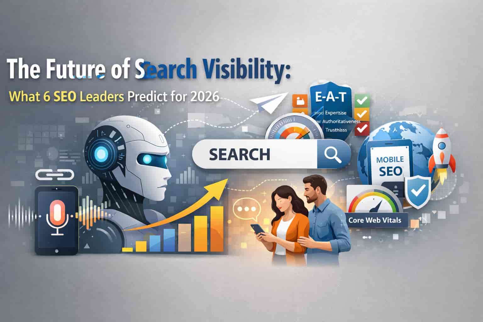 The Future of Search Visibility with AI, Mobile SEO, Core Web Vitals, and E-A-T in 2026.