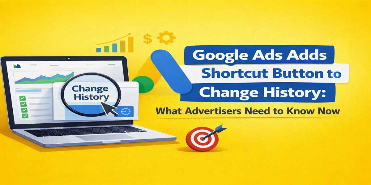 Google Ads adds shortcut button to Change history: what advertisers need to know now