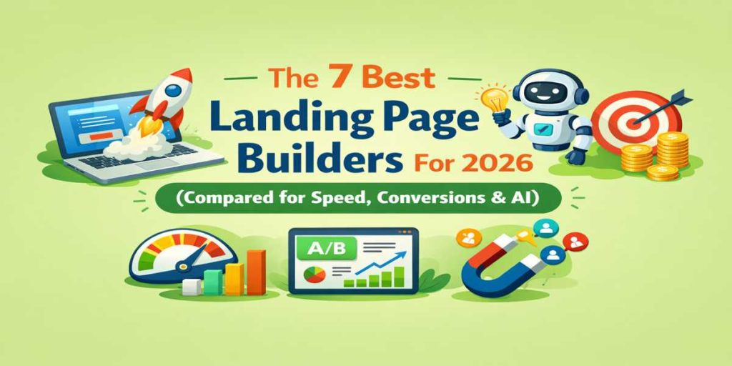 7 Best Landing Page Builders for 2026 (Speed, AI & Conversions)
