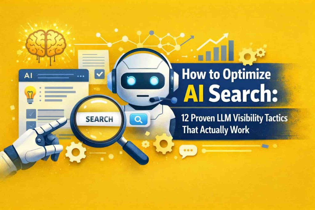 How to Optimize for AI Search: 12 Proven LLM Visibility Tactics