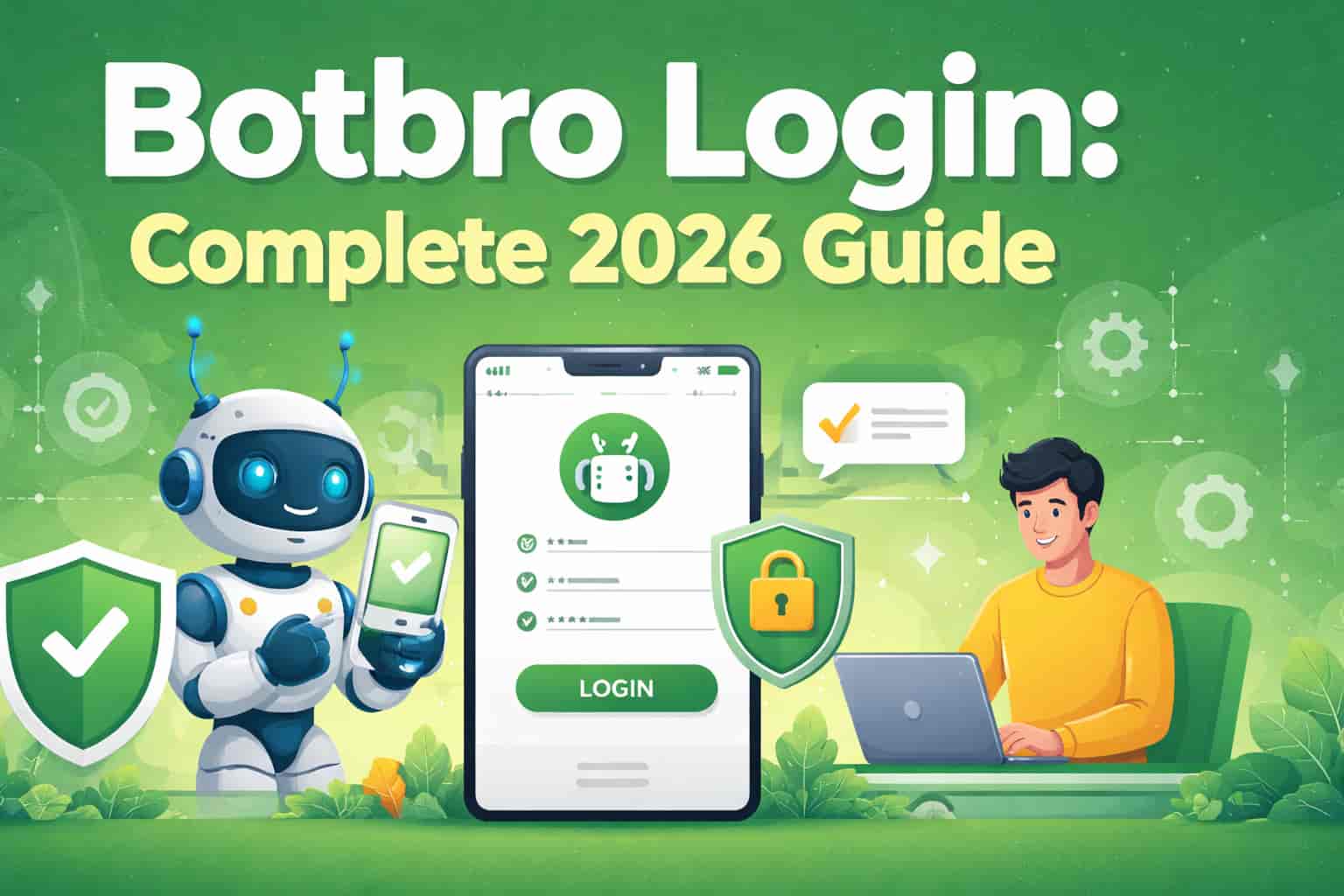 Botbro login complete 2026 guide showing secure sign in password reset and mobile app access