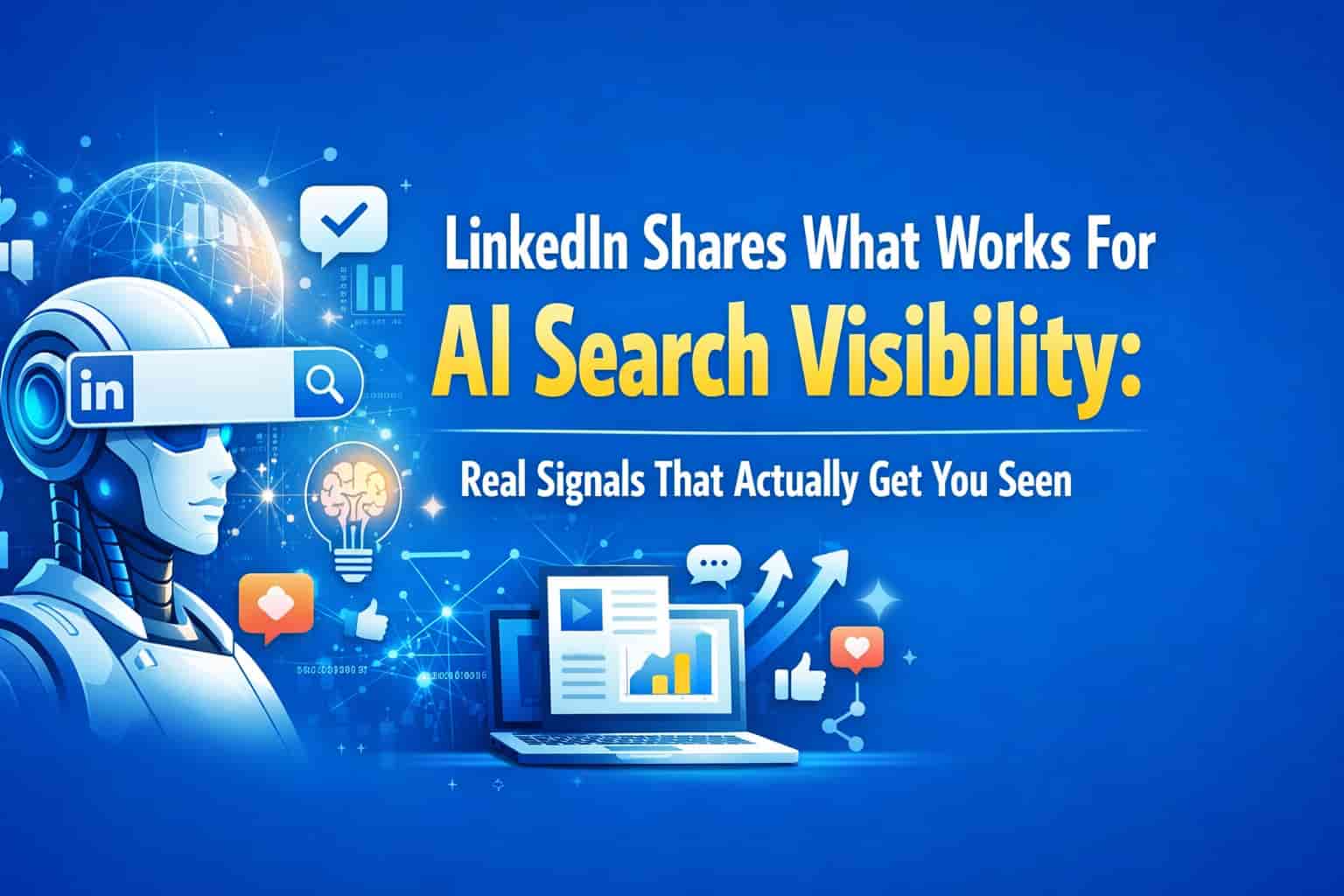 LinkedIn shares what works for AI search visibility with content ranking and engagement signals