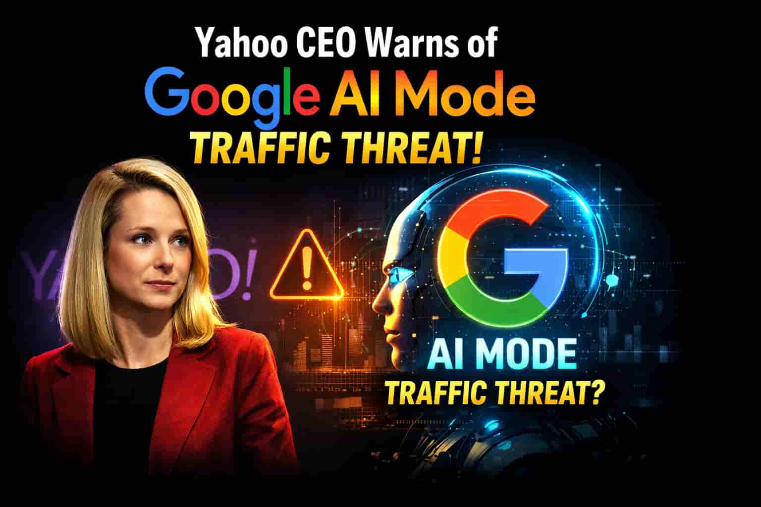 Yahoo CEO warning about Google AI Mode impact on SEO traffic and zero click searches