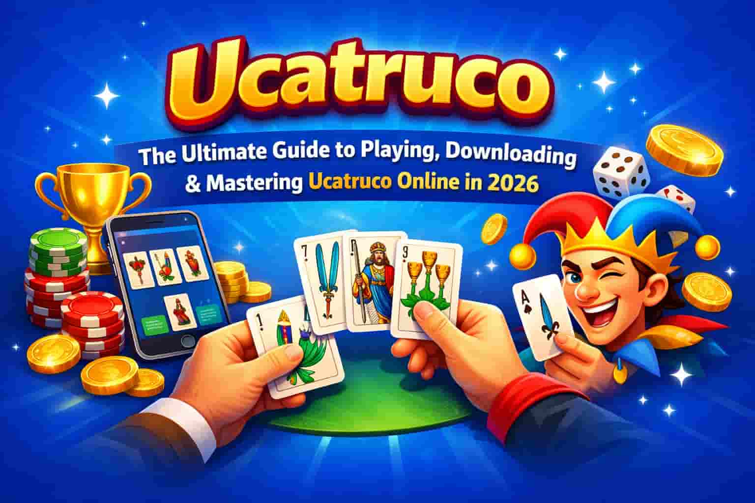 Ucatruco online card game guide showing players playing truco cards with mobile gaming interface