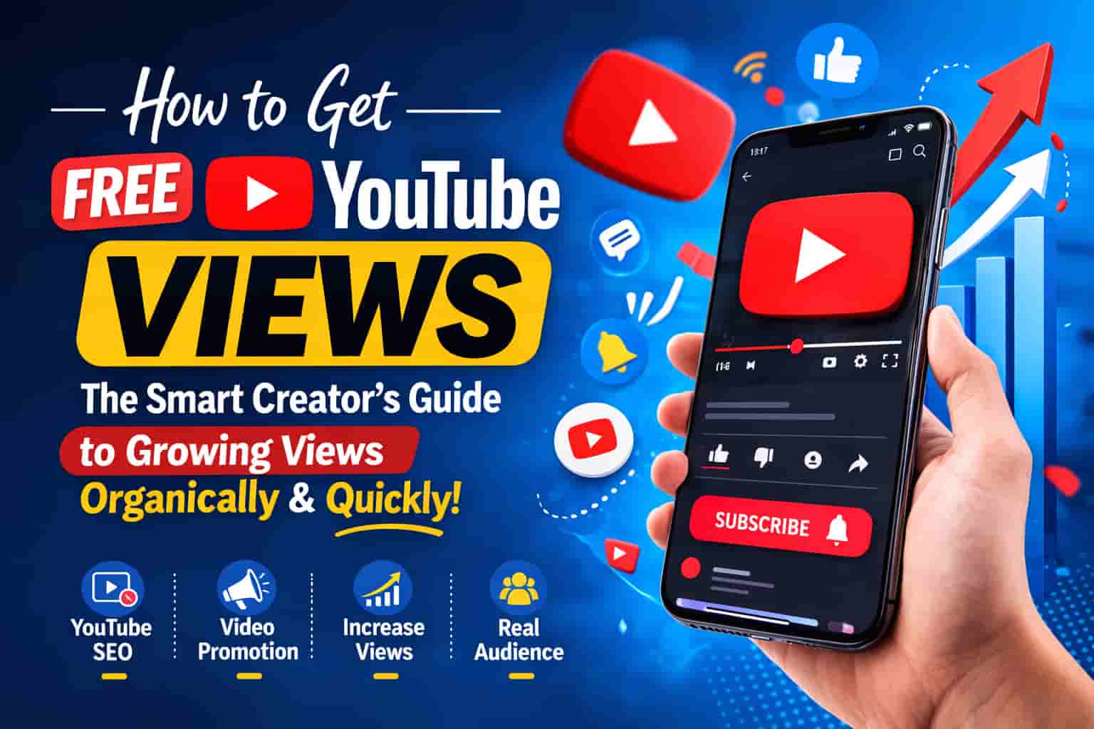 Free YouTube Views in 2026: The Smart Creator’s Guide to Growing Views Organically and Quickly