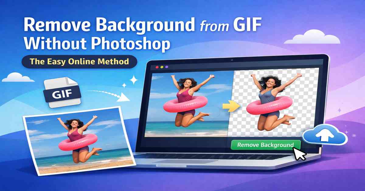 How to remove background from GIF without Photoshop using easy online AI tools