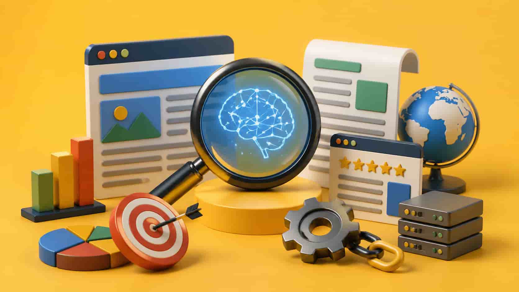 AI-powered search signal optimization for small businesses to enhance content relevance and user engagement.