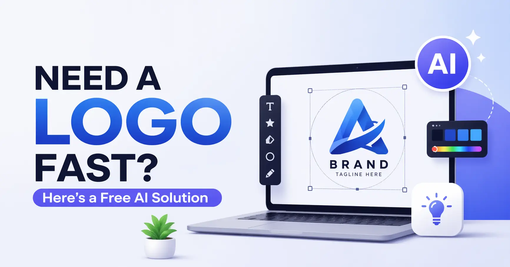 Comparison of AI logo maker platforms like Design.com and BrandCrowd for free brand identity creation.