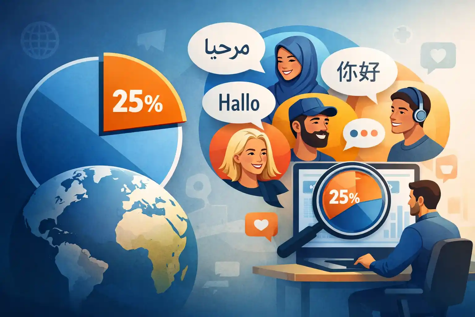 The Multilingual Social Media Gap: Why Most Digital Marketers Are Optimizing for 25% of Their Audience