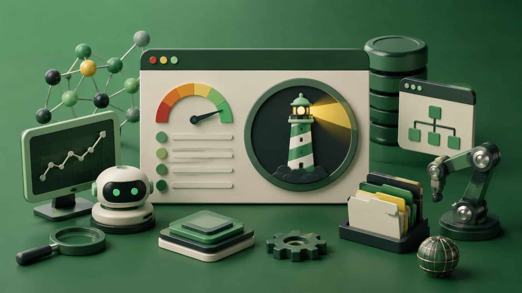 Chrome Lighthouse interface displaying llms.txt check for AI agent readiness