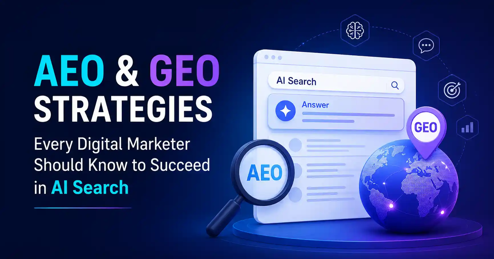 AEO and GEO strategies for digital marketers to succeed in AI search 2026