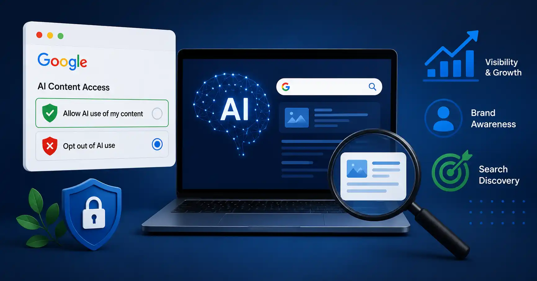 Google AI opt out feature affecting AI search visibility and content discovery