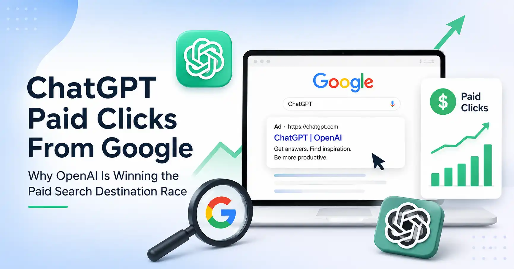 ChatGPT paid clicks from Google Search
