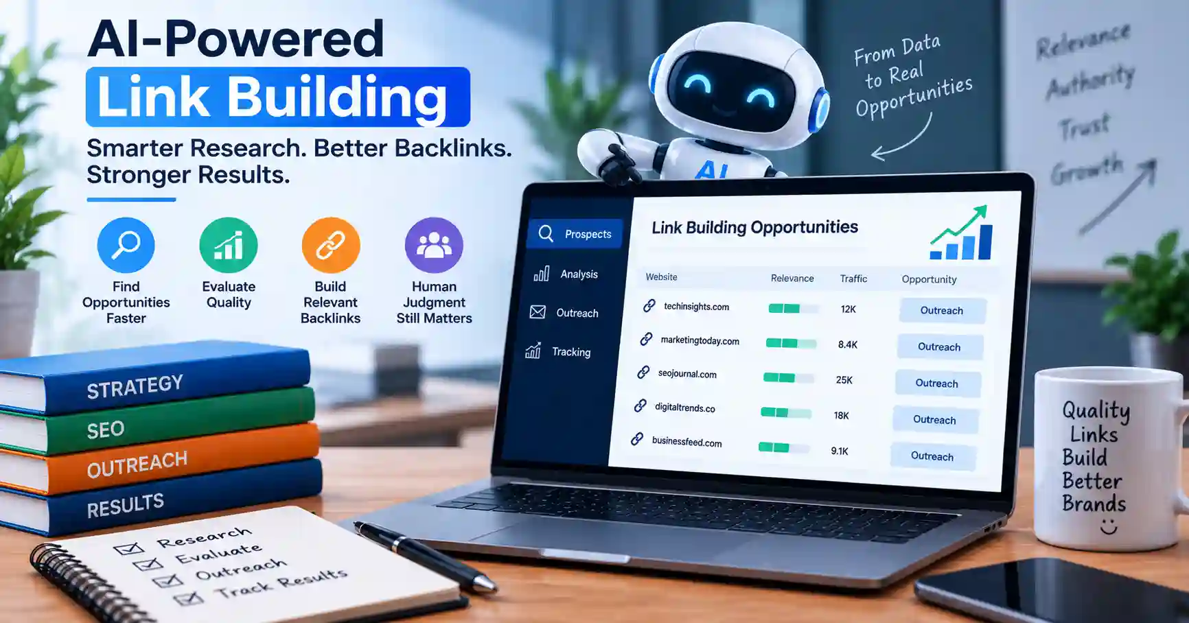 AI-powered link building for smarter backlink research and SEO