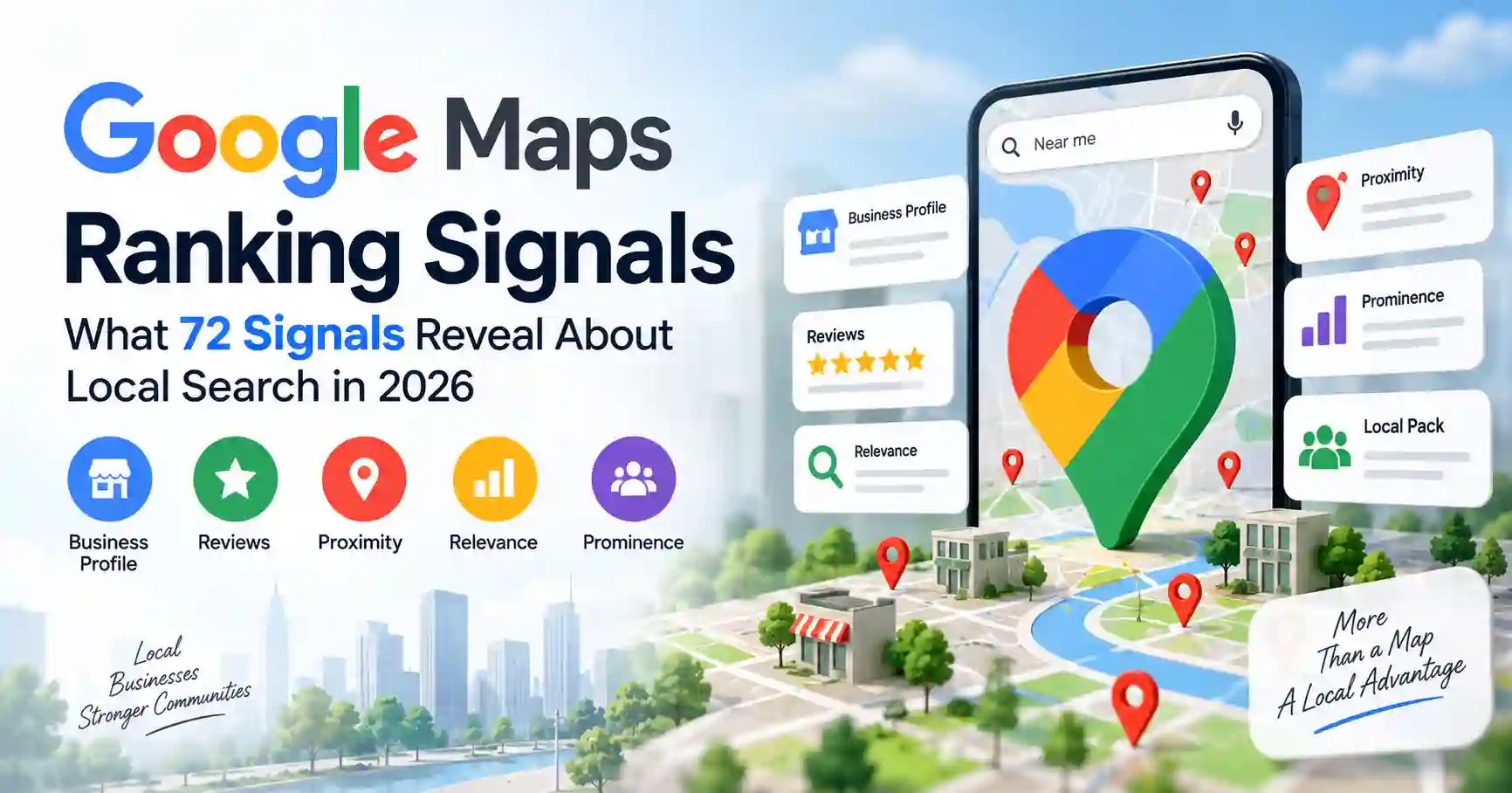 Google Maps ranking signals for local SEO