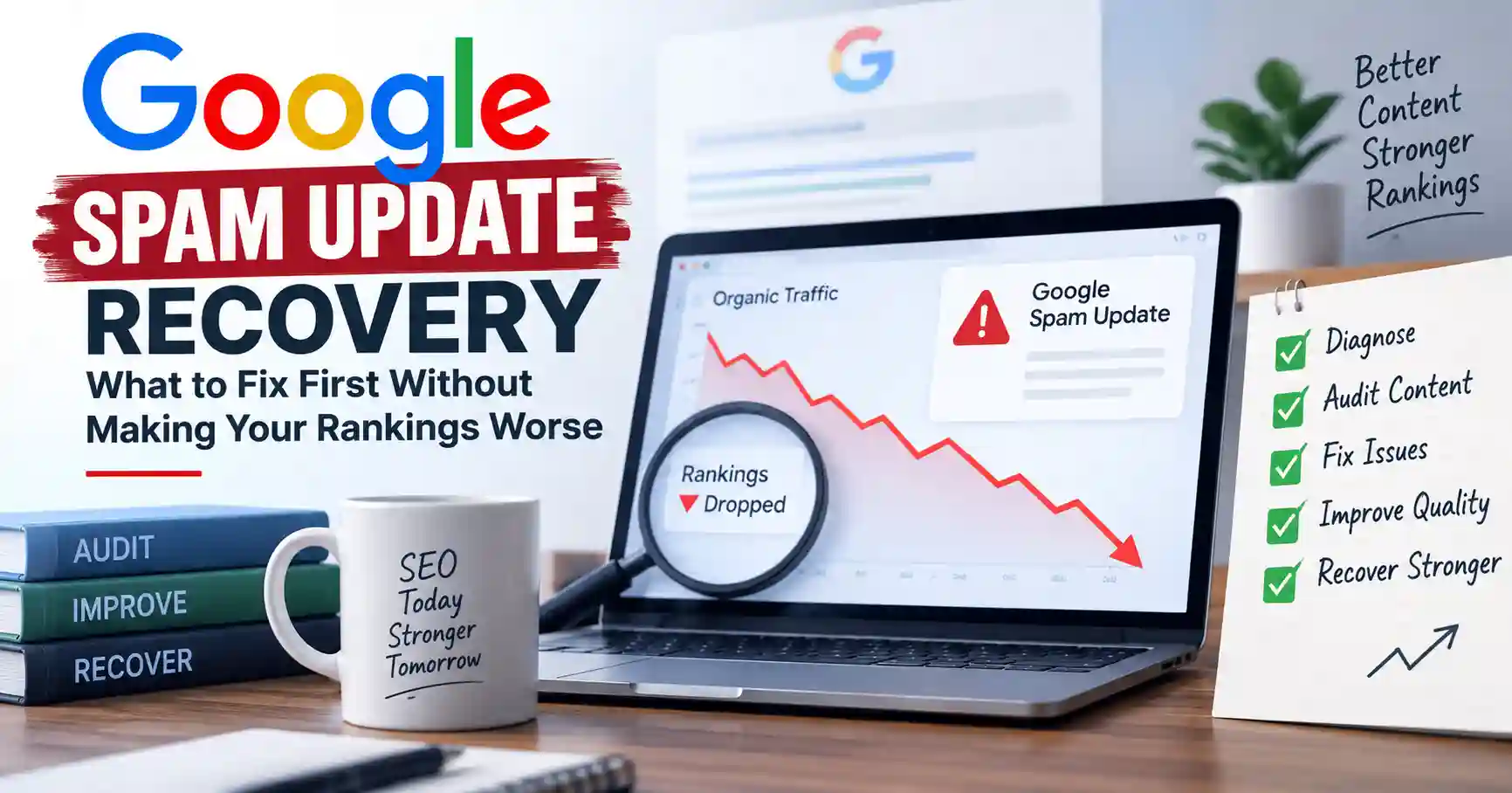 Google spam update recovery guide for ranking drops