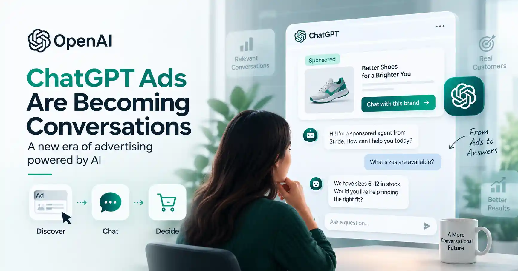 OpenAI ChatGPT Ads Are Becoming Conversations: What Sponsored Agents Mean for Marketers