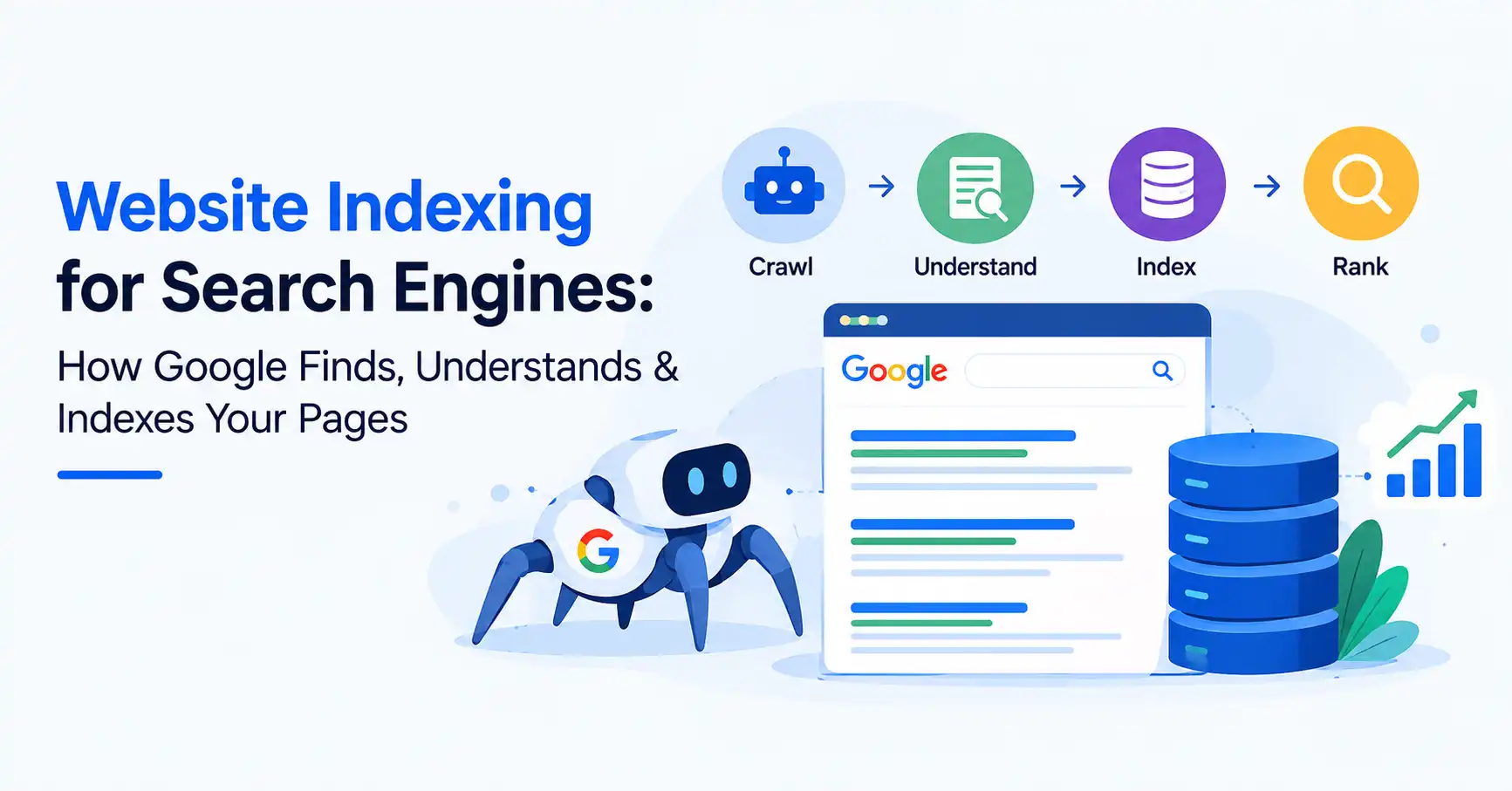 Website Indexing for Search Engines: How Google Finds, Understands & Indexes Your Pages