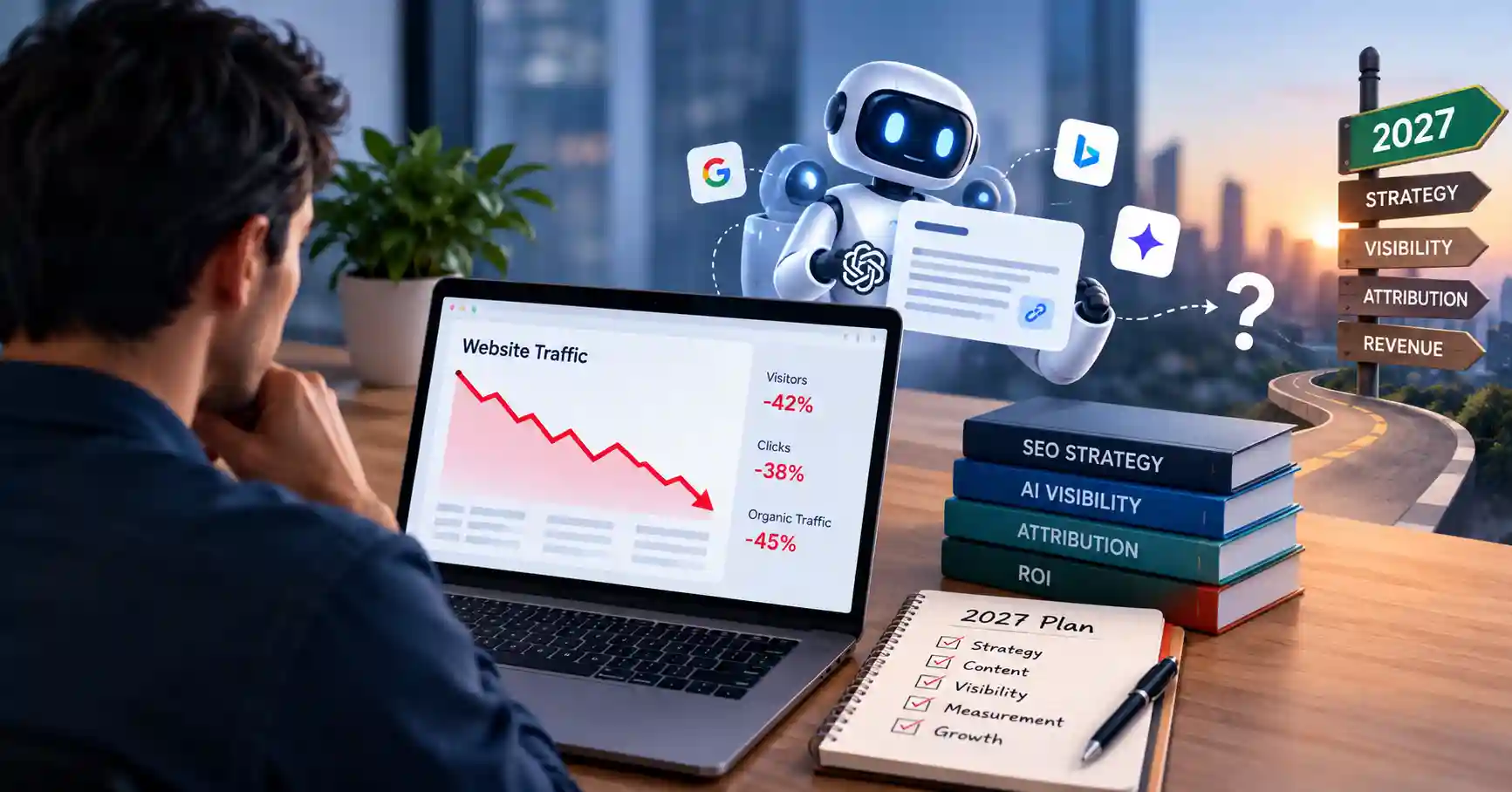 How to Plan 2027 When Traffic Is Down and AI Won’t Attribute: A Smarter SEO Strategy